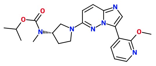 (image for) MC085369 (S)-Isopropyl (1-(3-(2-methoxypyridin-3-yl)imidazo[1,2-b]pyridazin-6-yl)pyrrolidin-3-yl)(methyl)carbamate